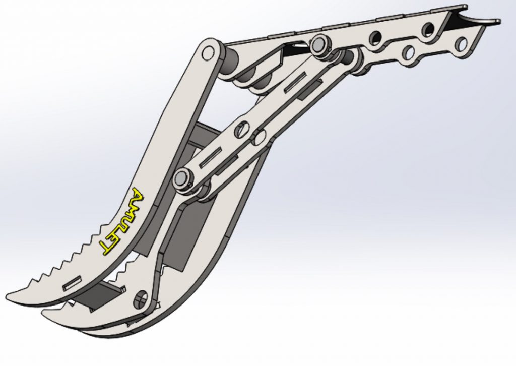 Amulet Brut Rigid Thumb For 25 30 Ton Excavators Equipmentland