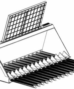 Tine Rock Bucket 72 in - PFM-571-72